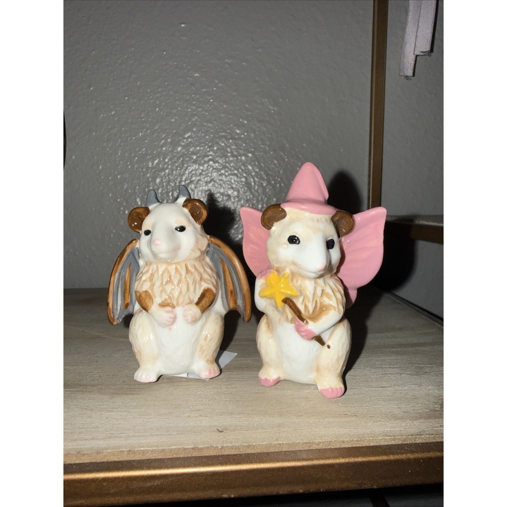 Cracker Barrel  Halloween 2026 Possum Salt & Pepper Shakers Bat Fairy Costumes